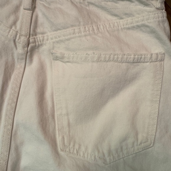 ZARA White Relaxed Fit wide leg Distressed Jeans 10 - Picture 4 of 5
